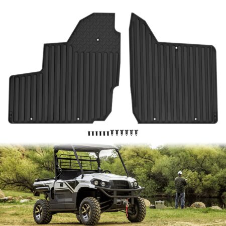 TPE Front Floor Mats for Kawasaki MULE PRO-MX EPS 2019-2022,Replace #99994-1187