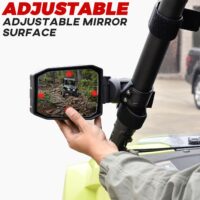 Adjustable Folding Rearview Side Mirrors for Yamaha RMAX2/ RMAX4 2021-2023 - Image 2