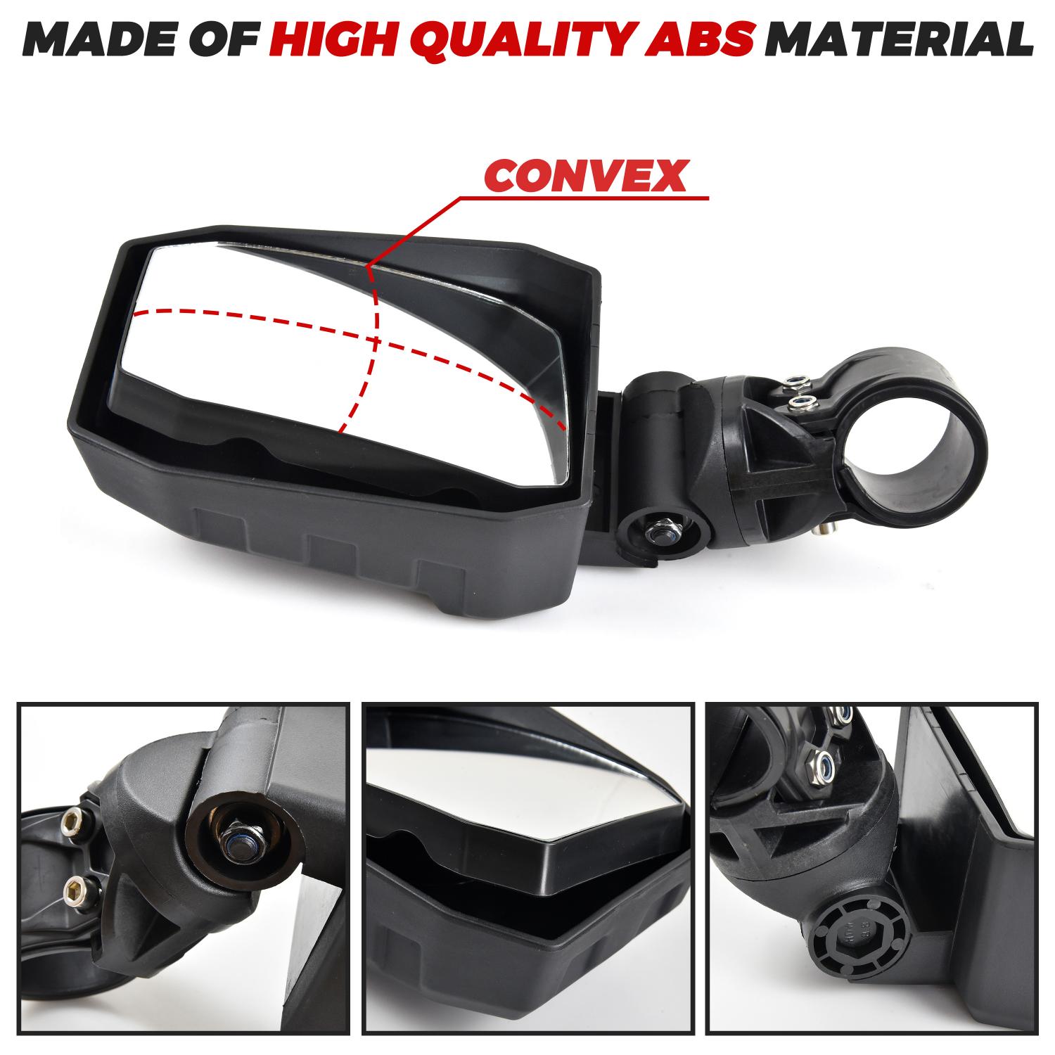 Adjustable Folding Rearview Side Mirrors for Yamaha RMAX2/ RMAX4 2021-2023 - Image 4