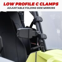 Adjustable Folding Rearview Side Mirrors for Yamaha RMAX2/ RMAX4 2021-2023 - Image 5