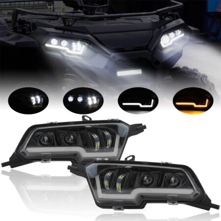 LED Headlights Assembly for Polaris Sportsman XP 1000 SP 850 570 450 2017-2022