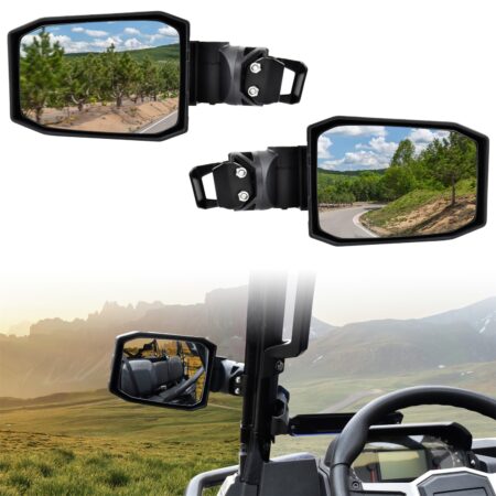 Adjustable Rear View Side Mirrors for for Polaris Ranger XP 1000 570 General XP 1000