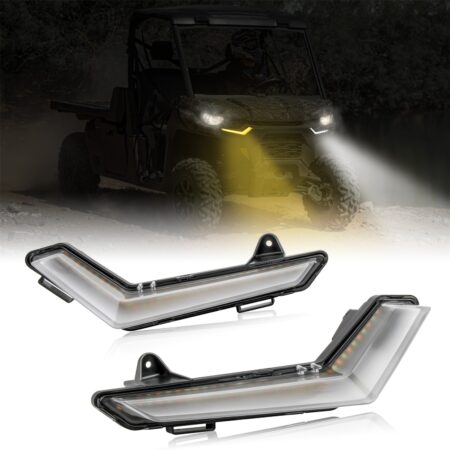 LED Turn Signal DRL with White Yellow Light for Can-Am Defender / Commander