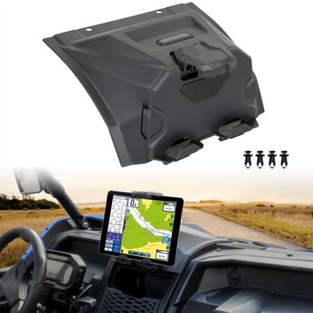 Electronic Device Holder with Storage Box Organizer Tray for Kawasaki Teryx KRX 1000 2020-2022