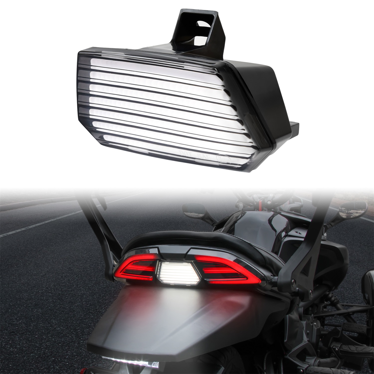 Smoked Black LED Tail Light for Can-Am Spyder F3 All Models