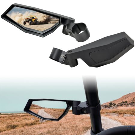 Adjustable Folding Side Rear View Mirrors for Polaris RZR Pro XP 4 / Pro R/Turbo R 4