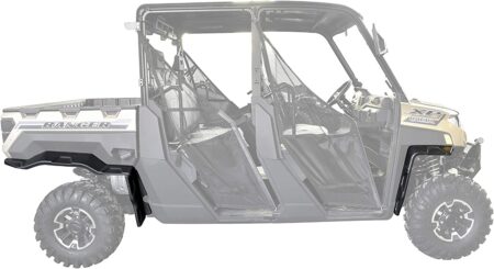 Front & Rear Extended Fender Flares Mud Flaps for Polaris Ranger XP 1000