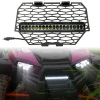 Mesh Grille with LED Light Bar for Polaris RZR XP 1000 XC 900