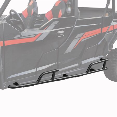 Steel Rock Sliders Side Bumper Protection Side Steps Nerf Bars for Polaris General XP 4 1000 EPS- 4 Doors