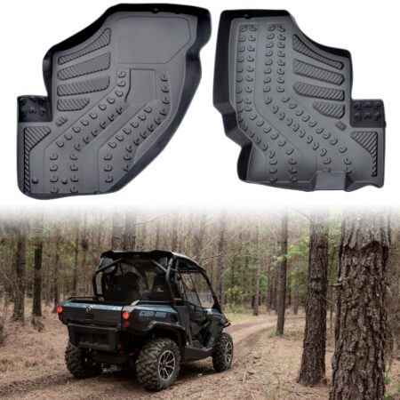 TPE Front Row Floor Liners Floor Mats for Can Am Commander/Maverick 2012-2020