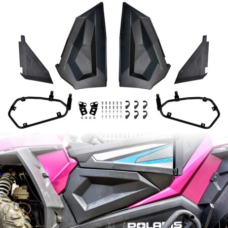 Lower Half Door Panels Inserts with Built-in Metal Frame for Polaris RZR XP 1000 900 S Turbo EPS