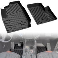 TPE Anti-Slip Floor Mats Front Row Floor Liners for Polaris General 1000
