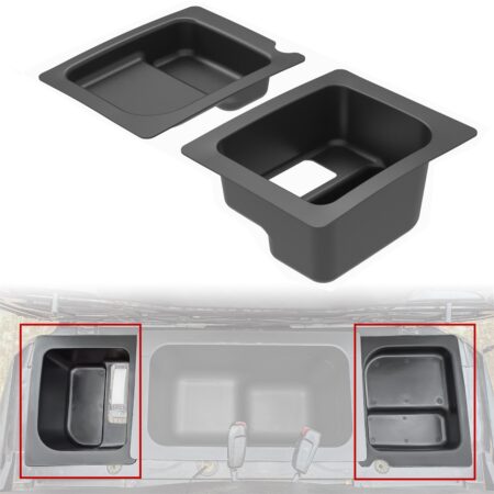 SAUTVS Left & Right Under Seat Storage Box for Ranger 570 500 15-21, Underseat Storage Bin Set Organizer Tray for Polaris Ranger 500 570 Mid Size 50" Wide 2015-2021 Accessories (2PCS, Left & Right)