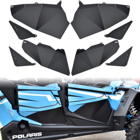Aluminum Lower Half Door Panel Inserts 4 Seaters for Polaris RZR XP 4 1000/ RZR 900/ RZR Turbo 4 Doors
