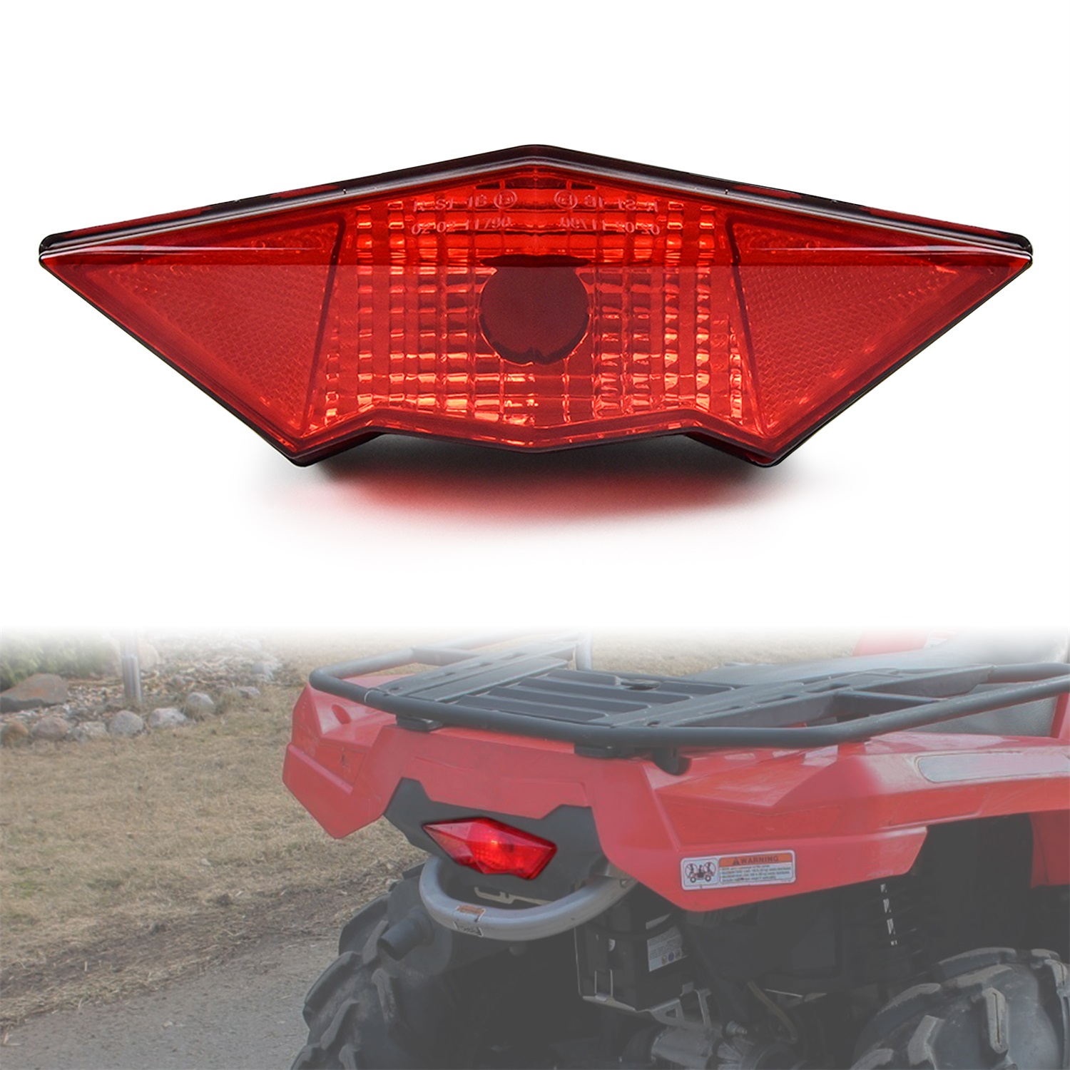 Red Tail Light Housing for Can-Am Outlander Max 400 500 650 800 2008-2022