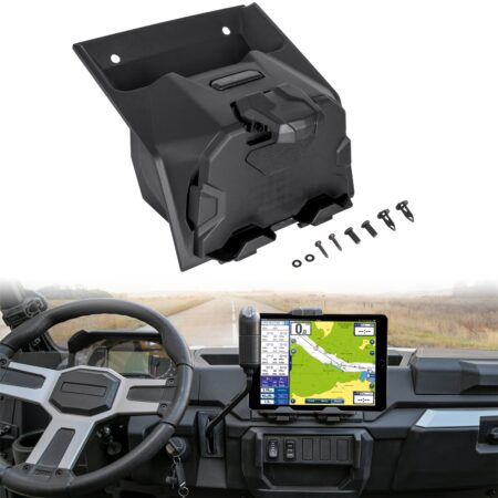 Electronic Device Mounts with Storage Box Electronic Device Phone Tablet GPS Holder for Polaris Ranger XP 1000 Crew Diesel