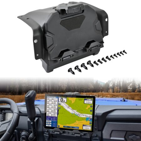 Electronic Device Mounts with Storage Box Electronic Device Phone Ipad Tablet GPS Holder for Polaris Ranger SP 570 / Crew SP 570