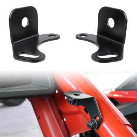 Adjustable Rear Pillar Flag Antenna Mounting Brackets for Can-Am Maverick X3 MAX 2017-2023