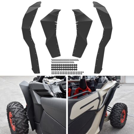 Large Front & Rear Mud Flaps for Can-Am Maverick X3 / X3 MAX 2017-2023