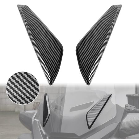 Carbon Fiber Pattern Front Windshield Trims for Can-Am Spyder RT 2020-2023
