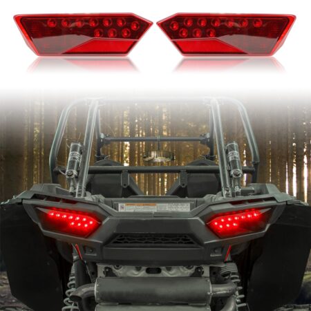 Red LED Taillights for Polaris RZR 900 1000 S XP 4 2014-2019