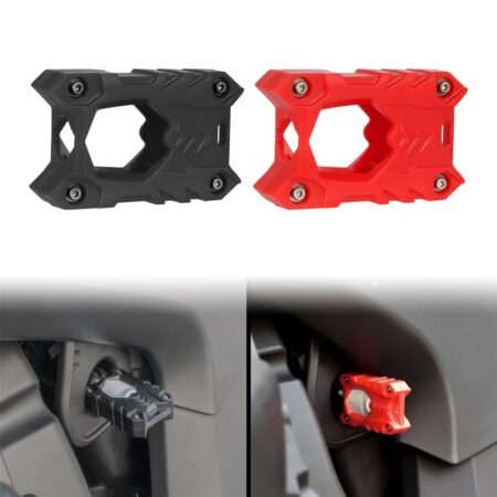 Black & Red Ignition Key Cover Holder Key Case for Can-Am Ryker Outlander