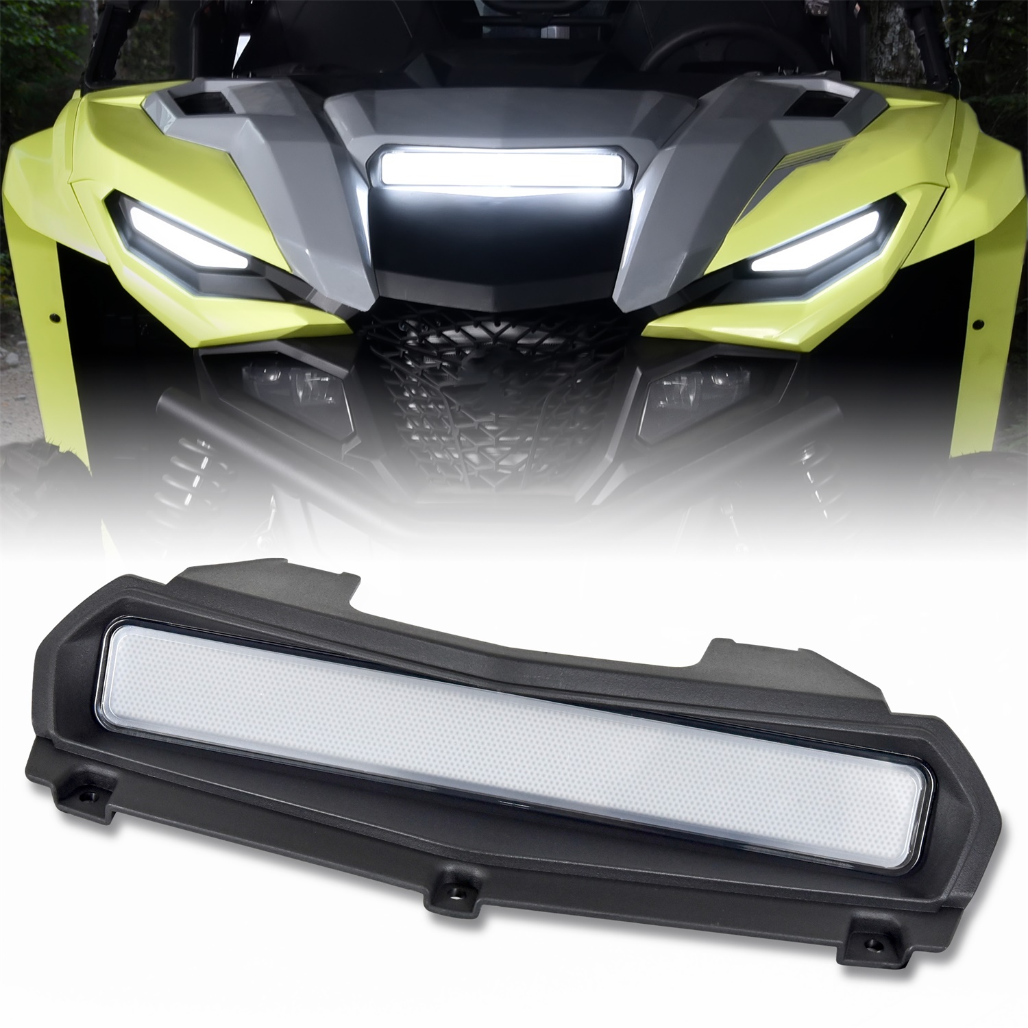 Feu De Capot LED Pour Yamaha Wolverine RMAX 1000 (2021-2023) - Éclairage Auxiliaire Avant ABS