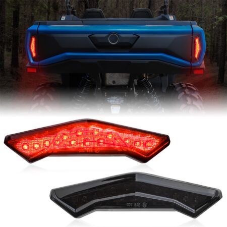 Smoked Black LED Tail Lights for Can Am Commander & Max 2021-2022