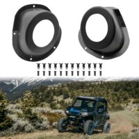 6.5" Speaker Mount Under Dash Kick Pod Brackets Front Kick Panels for Polaris General 1000 EPS
