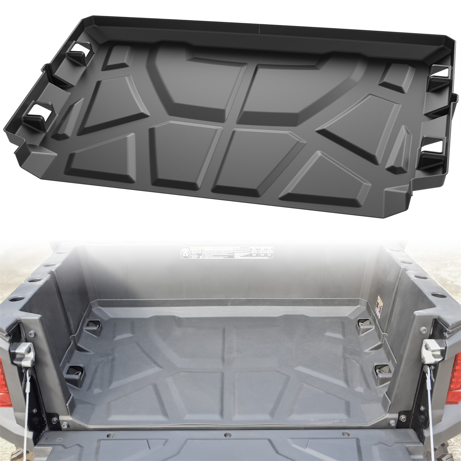Rubber Bed Mat Liner for Polaris General 1000 / General XP 1000