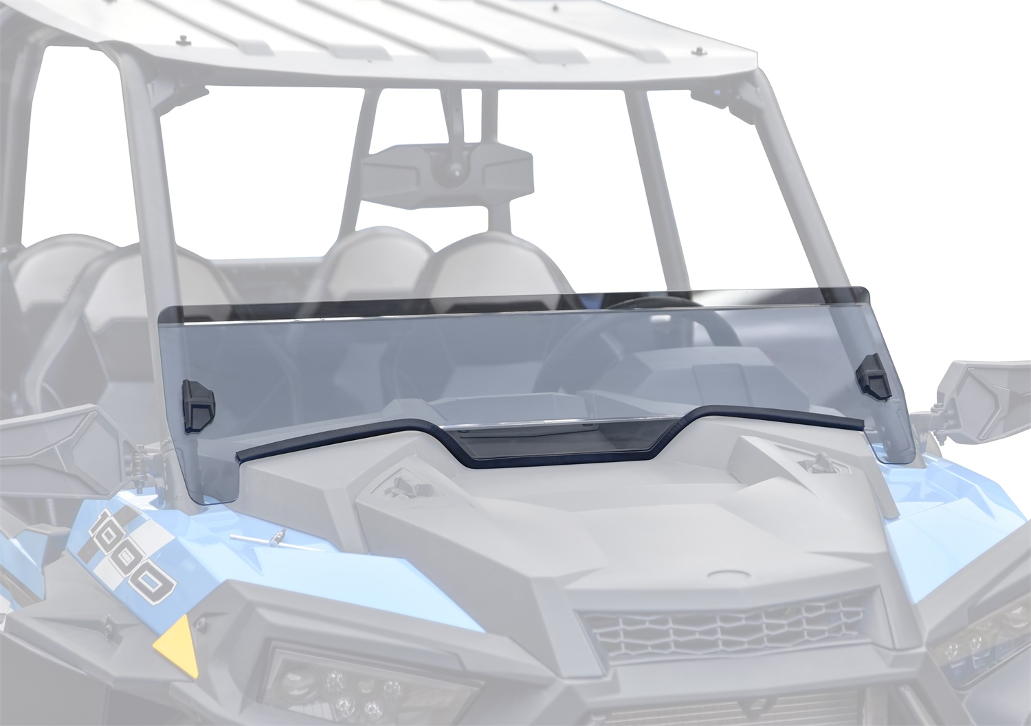 TWOM Front Half UTV Windshield For Polaris RZR XP 1000 / Turbo / 4 / S Models (2019-2023) - Clear Polycarbonate
