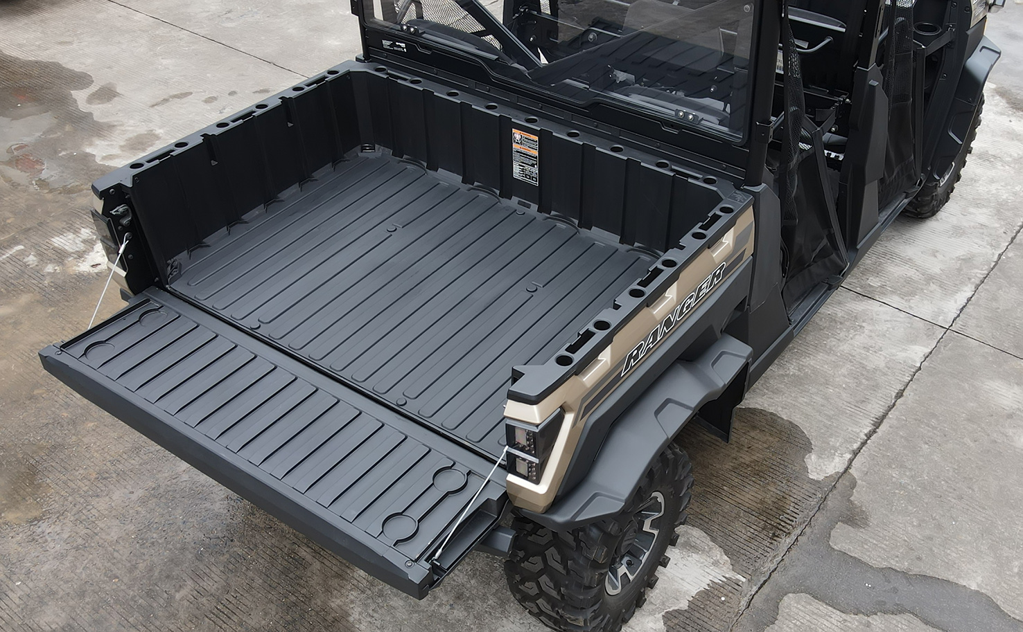 TPE Rear Cargo Bed Mat Liner for Polaris Ranger XP 1000 SAUTVS