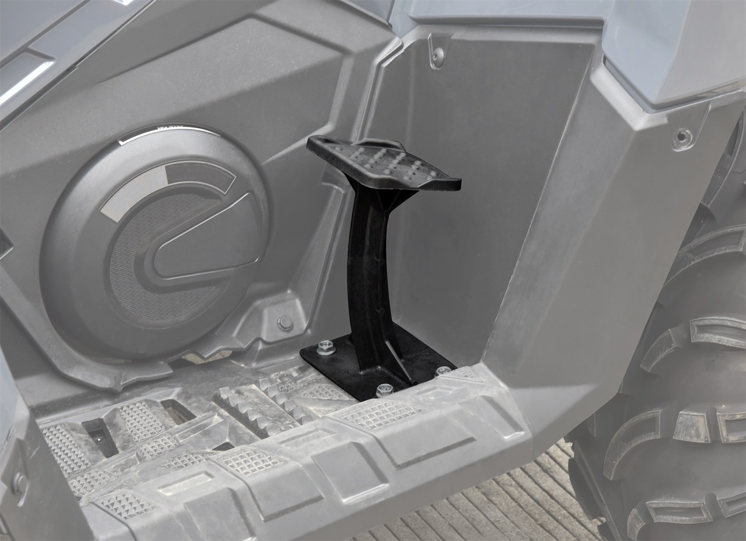 thumbnail image 2 of KEMIMOTO ATV Foot Rest Pedestals (Pair) For Polaris Sportsman, Arctic Cat, Yamaha | Foldable, Non-Slip 2 of 6