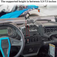Electronic Device Holder with Storage Box Organizer Tray for Polaris RZR XP - Image 2