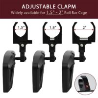 Rear View Convex Center Mirror for Polaris RZR PRO XP / Can Am X3 / Trail / Kawasaki / Talon / Pioneer - Image 2