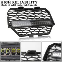 Mesh Grille with LED Light Bar for Polaris RZR XP 1000 XC 900 - Image 2