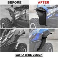 Front & Rear XXL Wider Fender Flares Kit for Kawasaki Teryx KRX 1000 2020-2023 - Image 2