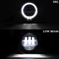 LED Low Beam Headlights with Halo Ring DRL for Can-Am Outlander 500 650 800 850 1000 XMR STD XT XT-P 2012-2022 - Image 2