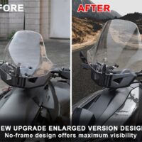 Wider Adventure Adjustable Windshield for Can-Am Ryker All Models - Image 2