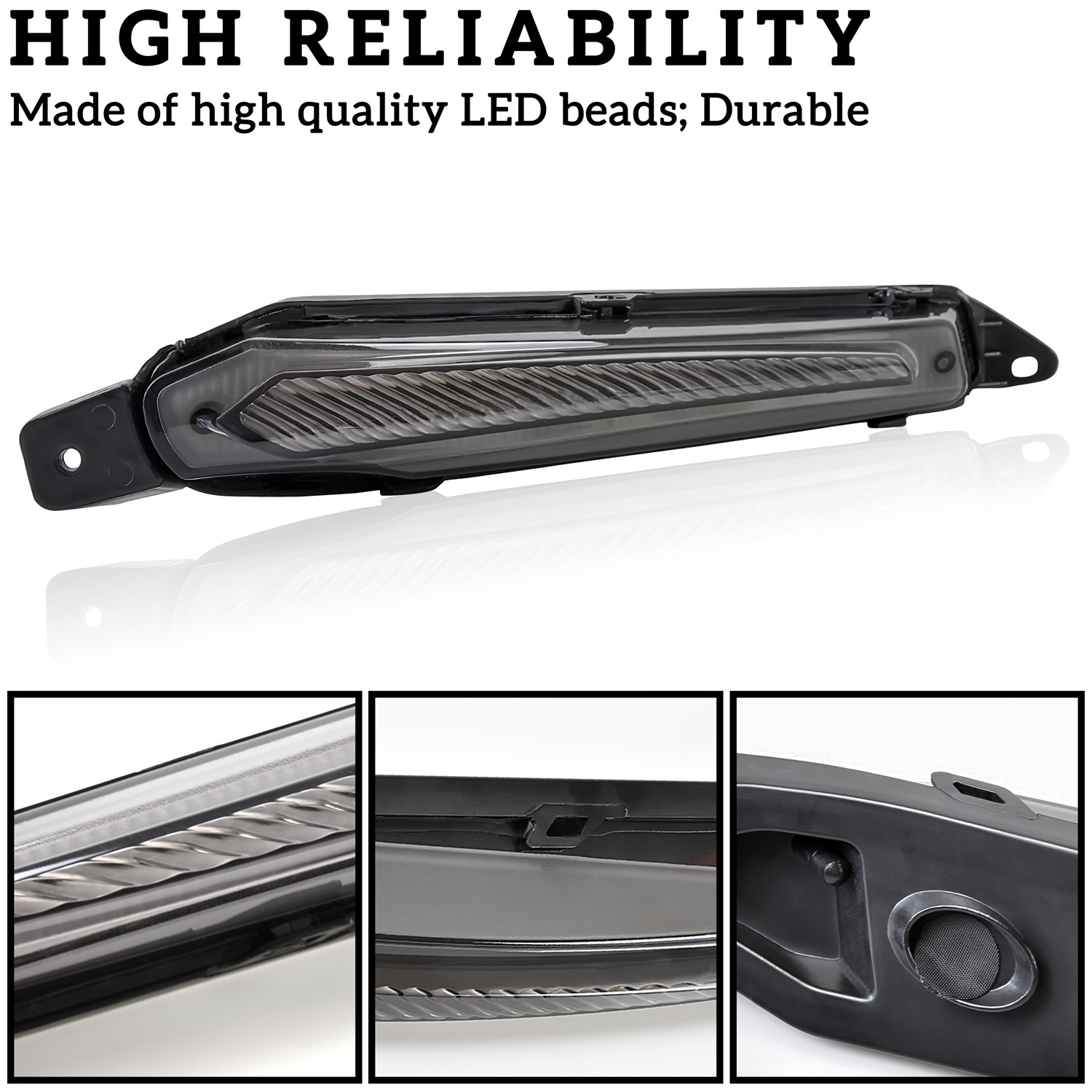 Front DRL Turn Signal with Yellow Flashing Lights for Can-Am Spyder RT 2020-2022 - Image 3