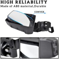Adjustable Rear View Side Mirrors for for Polaris Ranger XP 1000 570 General XP 1000 - Image 3