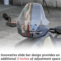 Adjustable Front Windshield for Can-Am Ryker All Models - Image 3