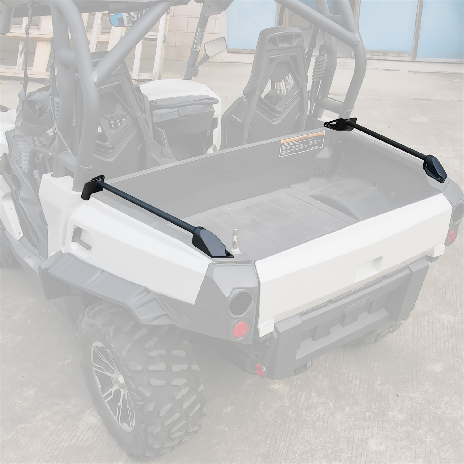 Rear Cargo Box Bed Side Rails Kit for Can-Am Commander 1000 800 2011-2020 - Image 3