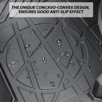 TPE Front Floor Mats Front Row Floor Liners All Weather Protection Slush Mats for Polaris Ranger SP 570 / Crew SP 570 - Image 3