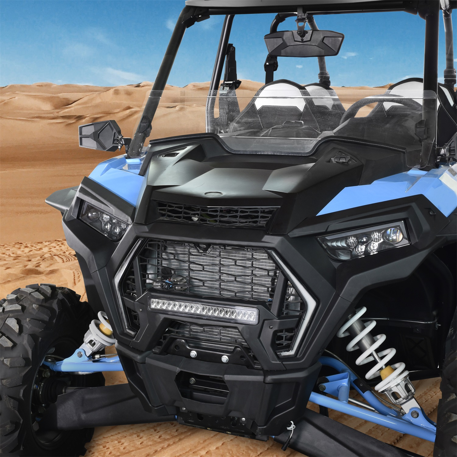 Front Fascia for Polaris RZR XP 1000 / XP TURBO/XP 4 / XP 4 TURBO/RZR TURBO/RZR Trail/RZR 900 TRAIL - Image 3