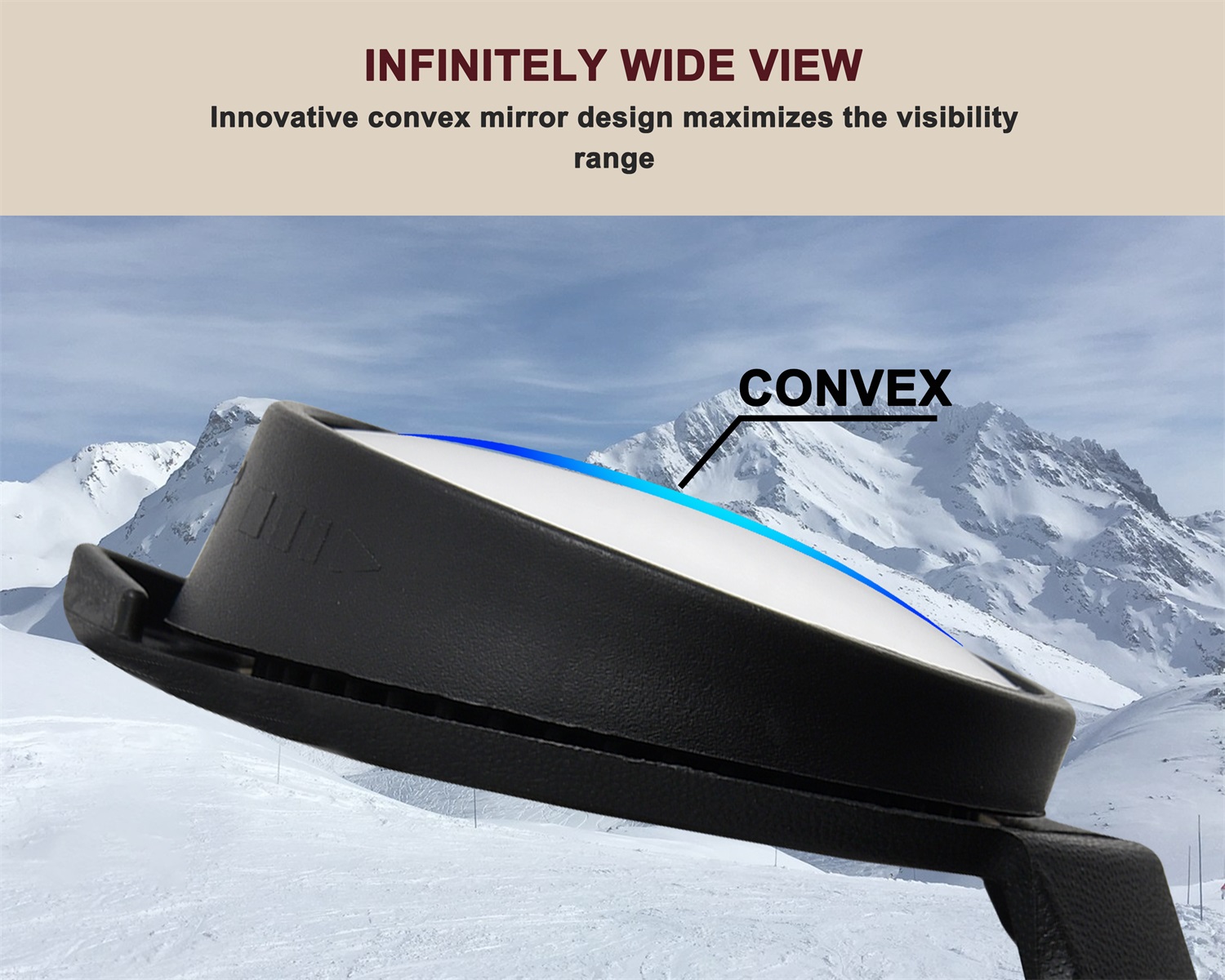 Handguard Rearview Side Mirrors for Ski-Doo REV Neo XS XM XP XR XU - Image 4