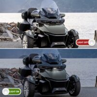 Front Center Fairing with Accent Light for Can-Am Spyder RT 2020-2023 - Image 4