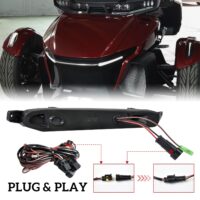 Front DRL Turn Signal with Yellow Flashing Lights for Can-Am Spyder RT 2020-2022 - Image 4