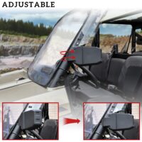 Adjustable Rear View Side Mirrors for for Polaris Ranger XP 1000 570 General XP 1000 - Image 4