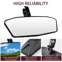 Rear View Convex Center Mirror for Polaris RZR PRO XP / Can Am X3 / Trail / Kawasaki / Talon / Pioneer - Image 4